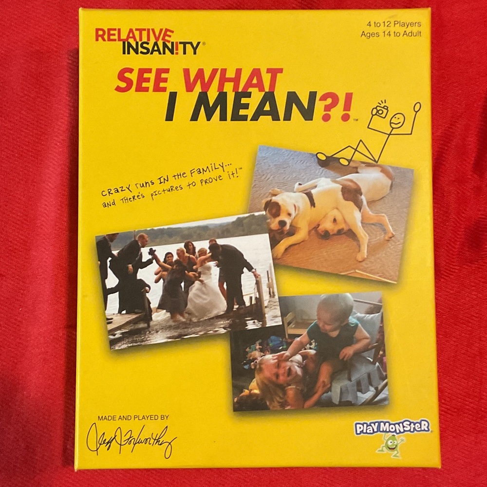 Relative Insanity Game - Yellow